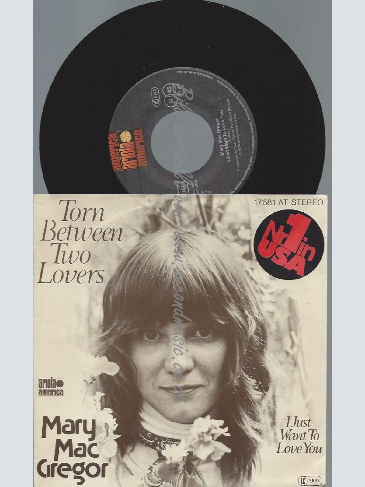 7"  Mary MacGregor  Torn Between Two Lovers