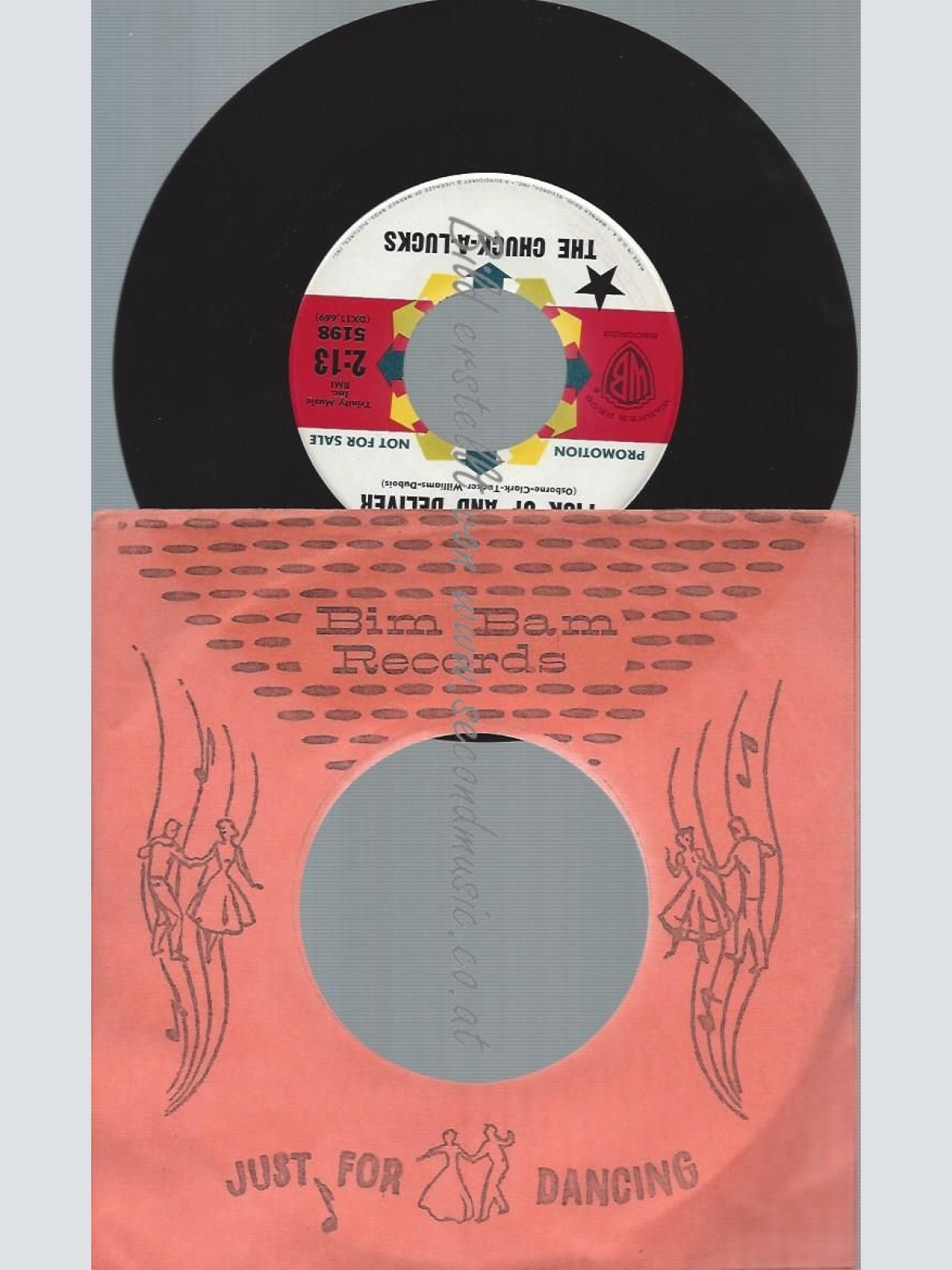 7"  The Chuck-A-Lucks  Cotton Pickin' Love  // PROMO