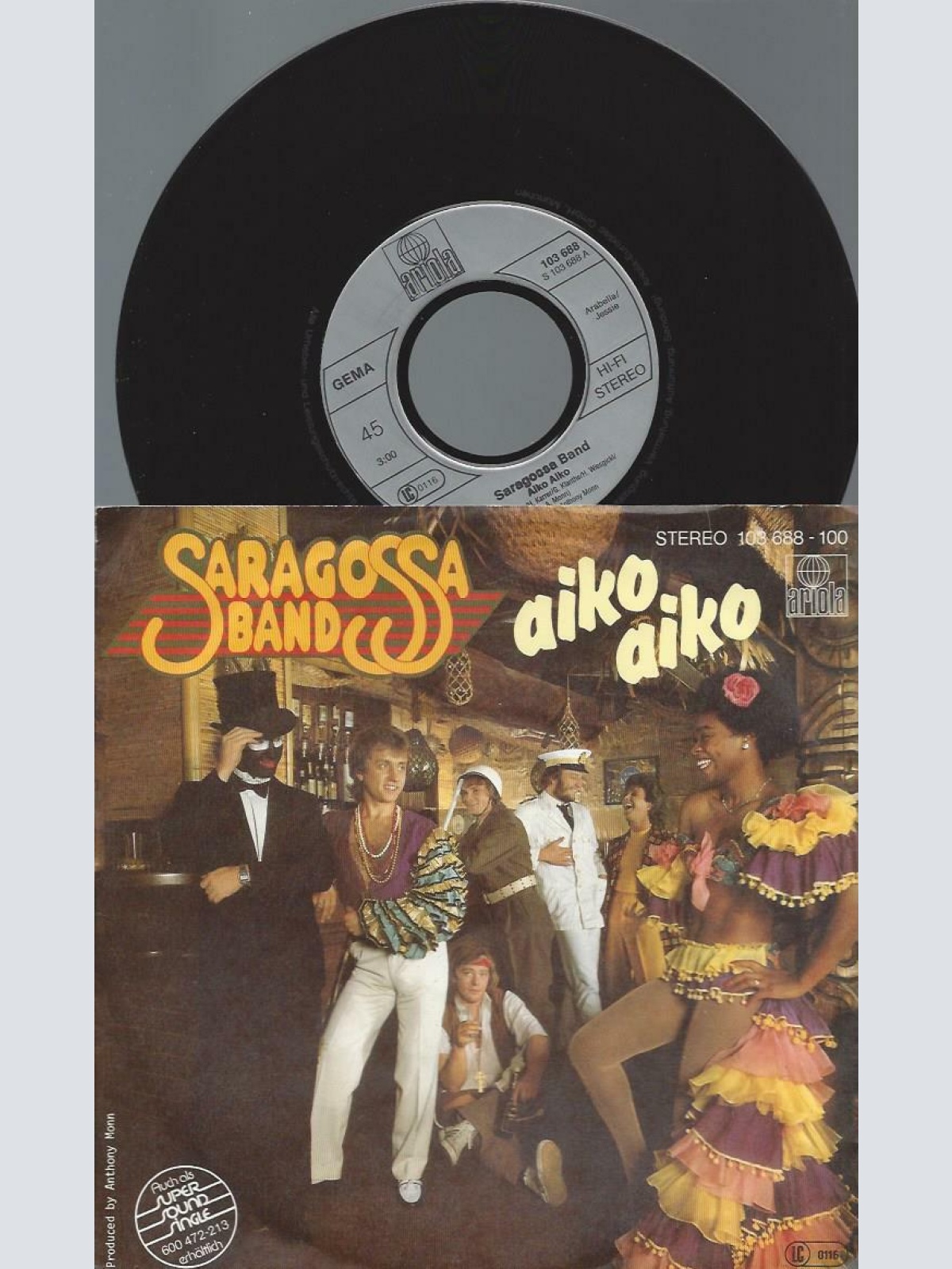 7" Saragossa Band – Aiko Aiko