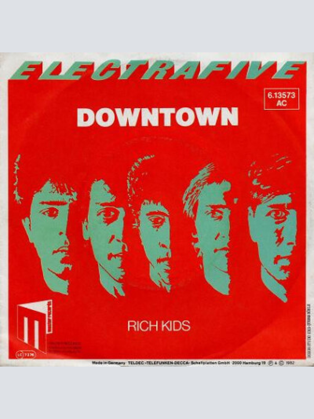 7" Electra Five - Down Town