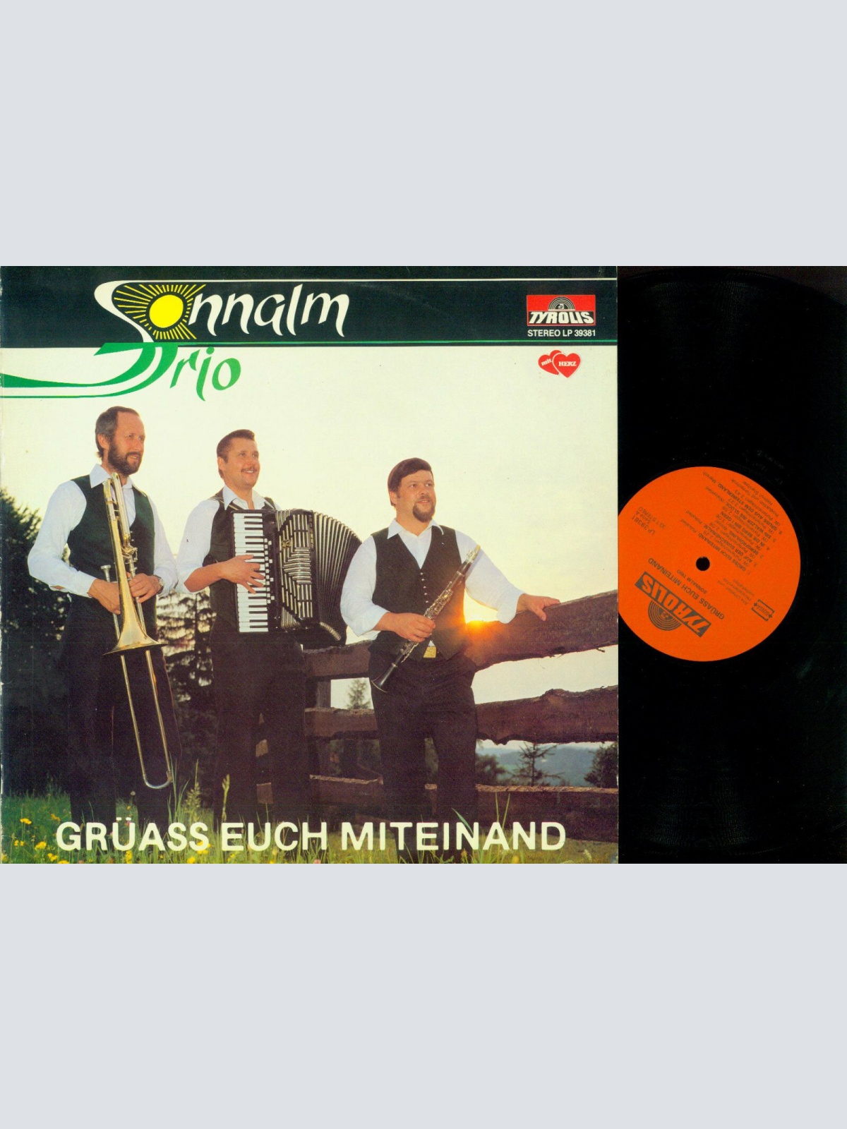 LP-Sonnalm Trio --   Grüass Euch  Miteinand--- NM
