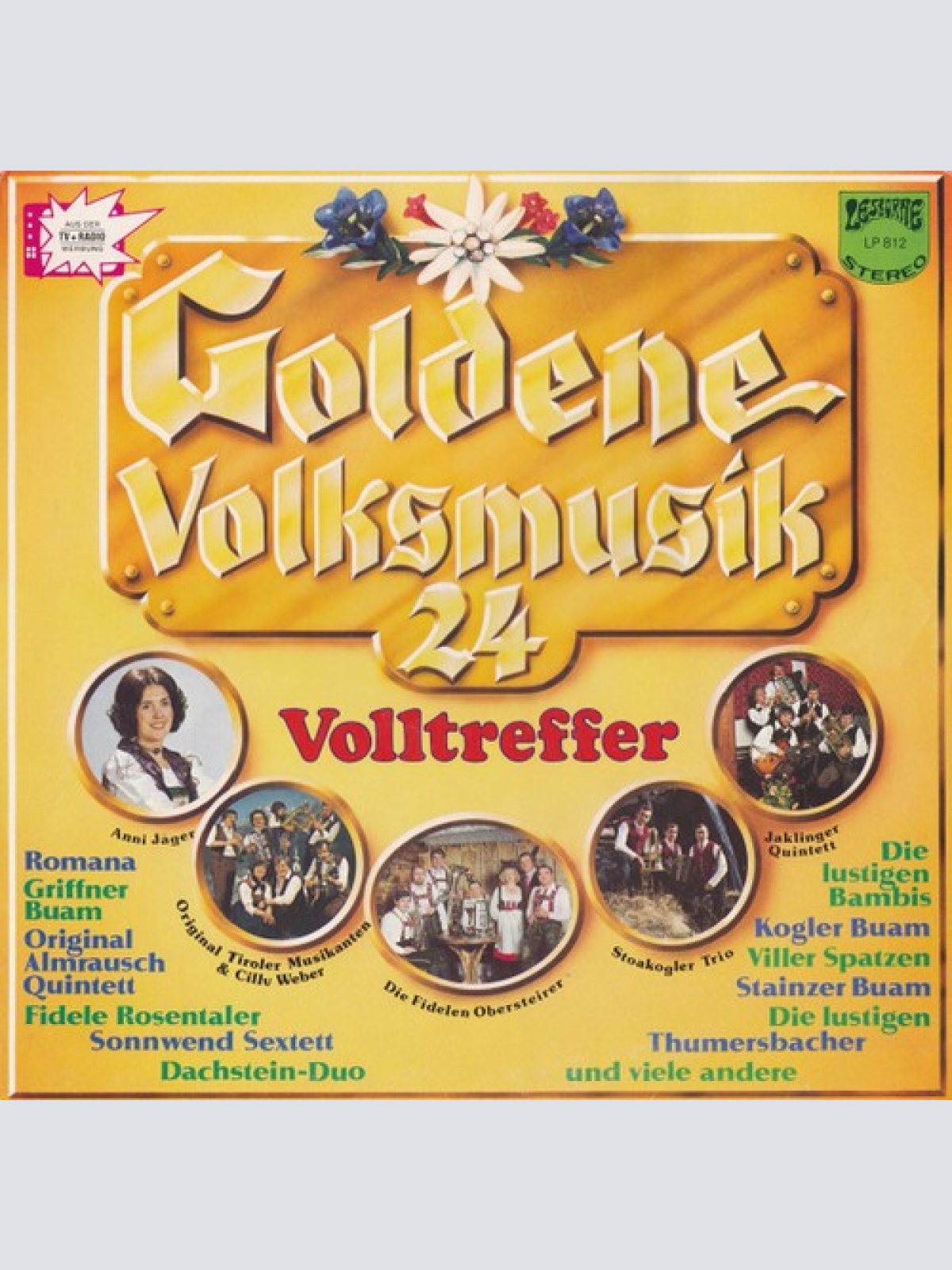 LP, Comp Various - Goldene Volksmusik 24 - Volltreffer