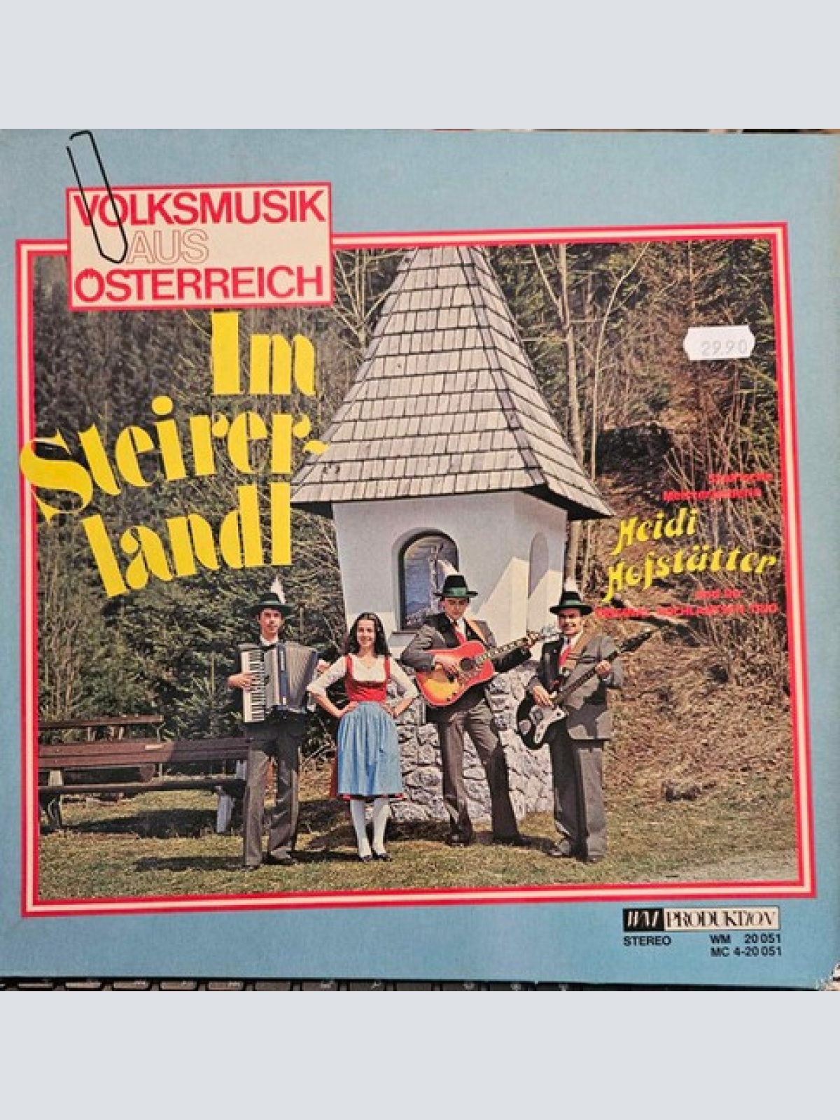 LP, Album Heidi Hofstätter Und Ihr Original Hochlantsch Trio - Im Steirerlandl