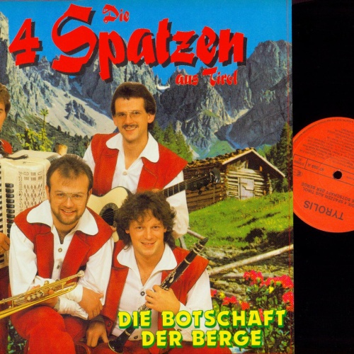 LP--Die 4 Spatzen Aus Tirol – Die Botschaft Der Berge-- NM