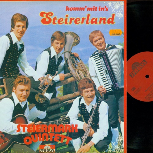 LP--Steiermark Quintett – Komm' Mit In's Steirerland-- NM