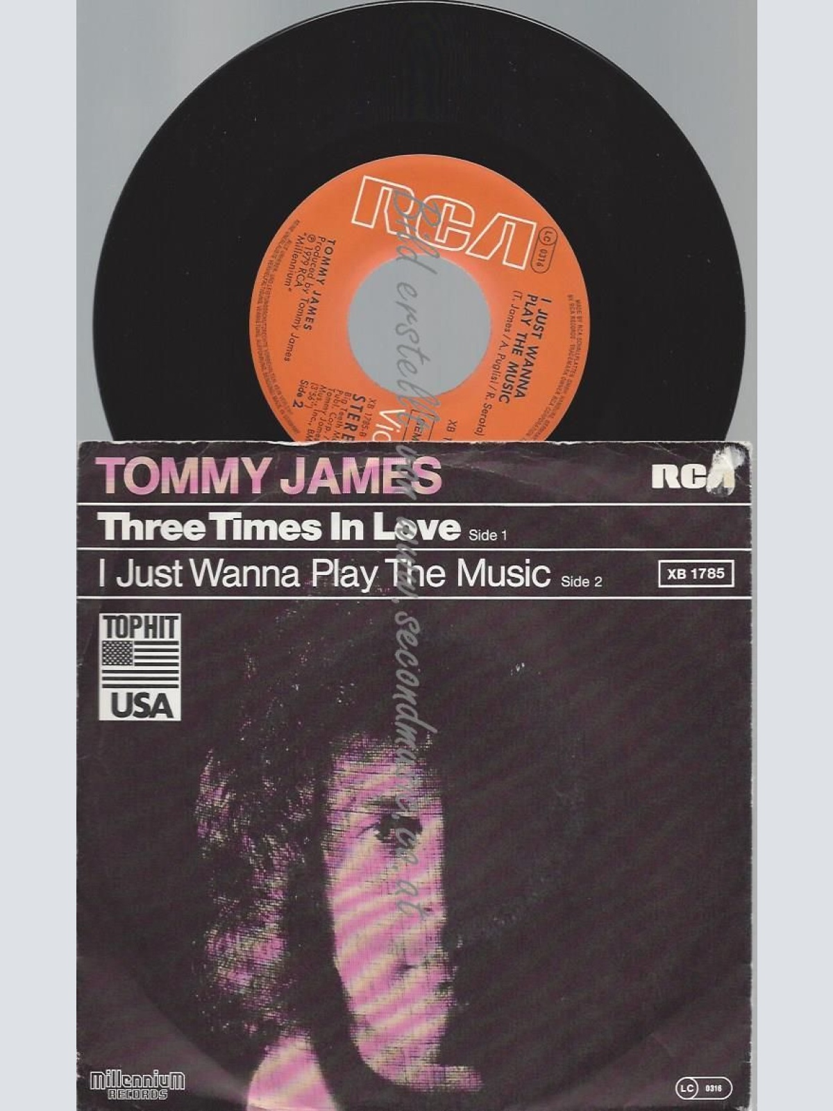 7"   Tommy James  Three Times In Love