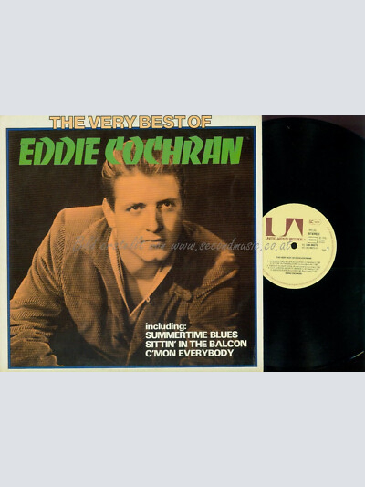 LP--  Eddie Cochran – The Very Best Of Eddie Cochran