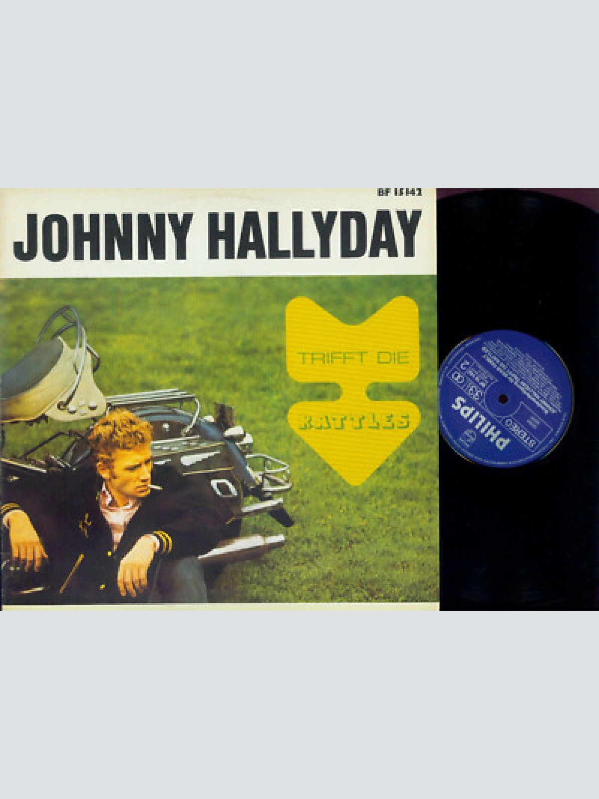 LP--Johnny Hallyday – Johnny Hallyday Trifft Die Rattles // BF15142