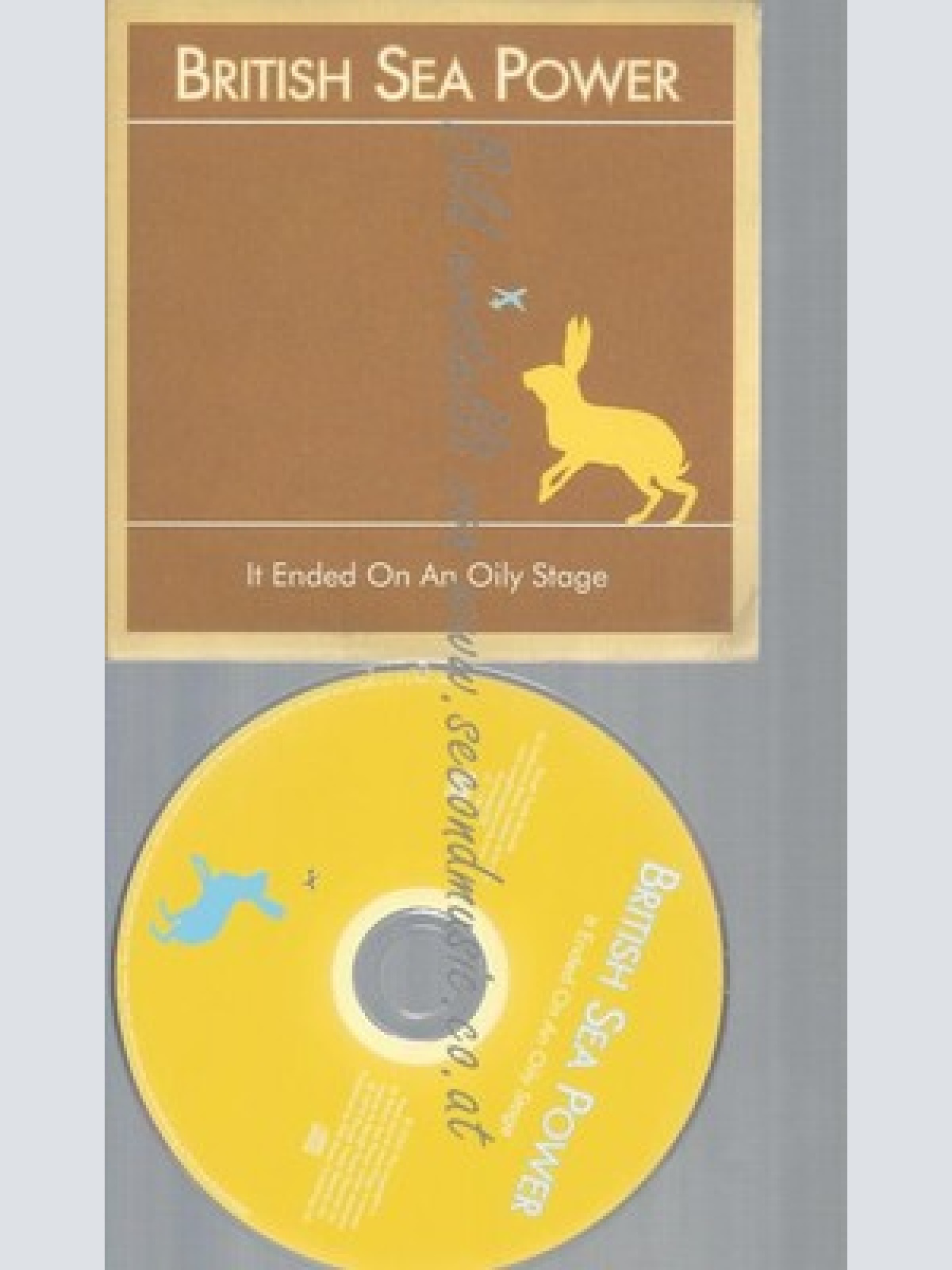 CD--CARDSLEEVE-BRITISH SEA POWER-IT ENDED ON AN OILY STAGE--PROMO