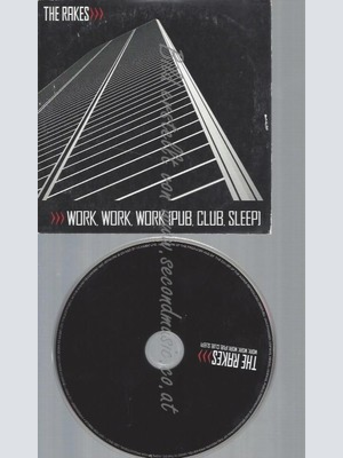 CD--CARDSLEEVE-THE RAKES--WORK WORK WORK--PROMO