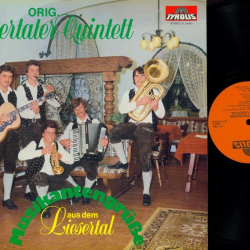 LP--Original Liesertaler Quintett – Musikantengrüße Aus Dem Liesertal  /NM