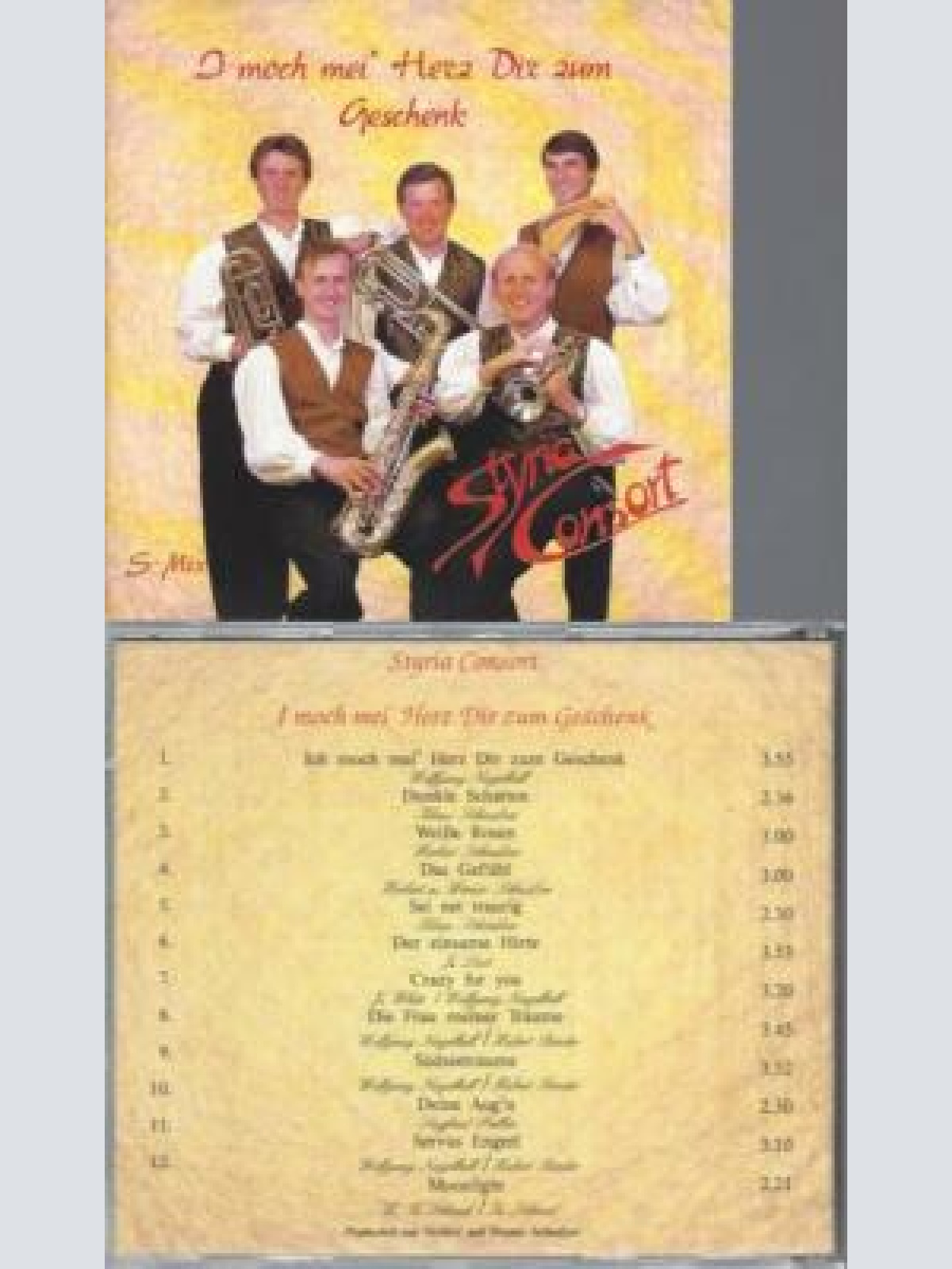 CD -Styria Consort I moch mei Herz Dir zum Geschenk