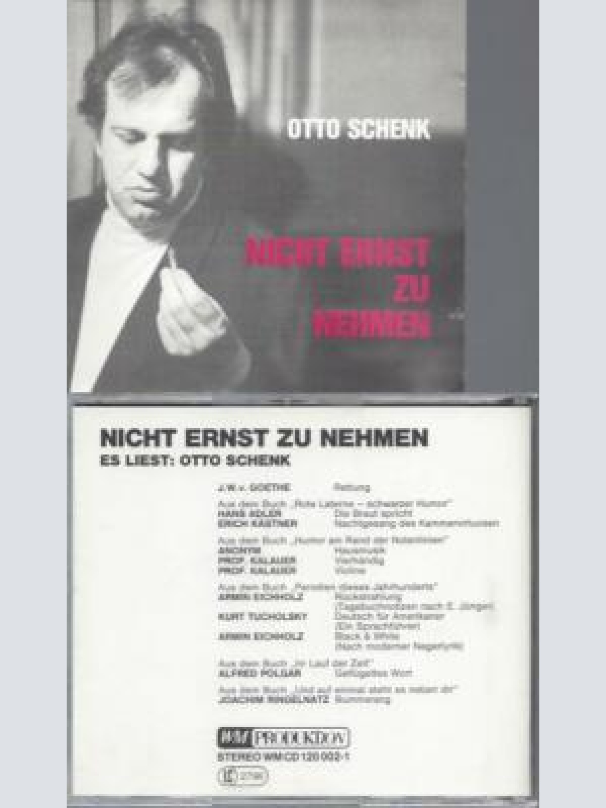 CD -Otto Schenk nicht ernst zu nehmen