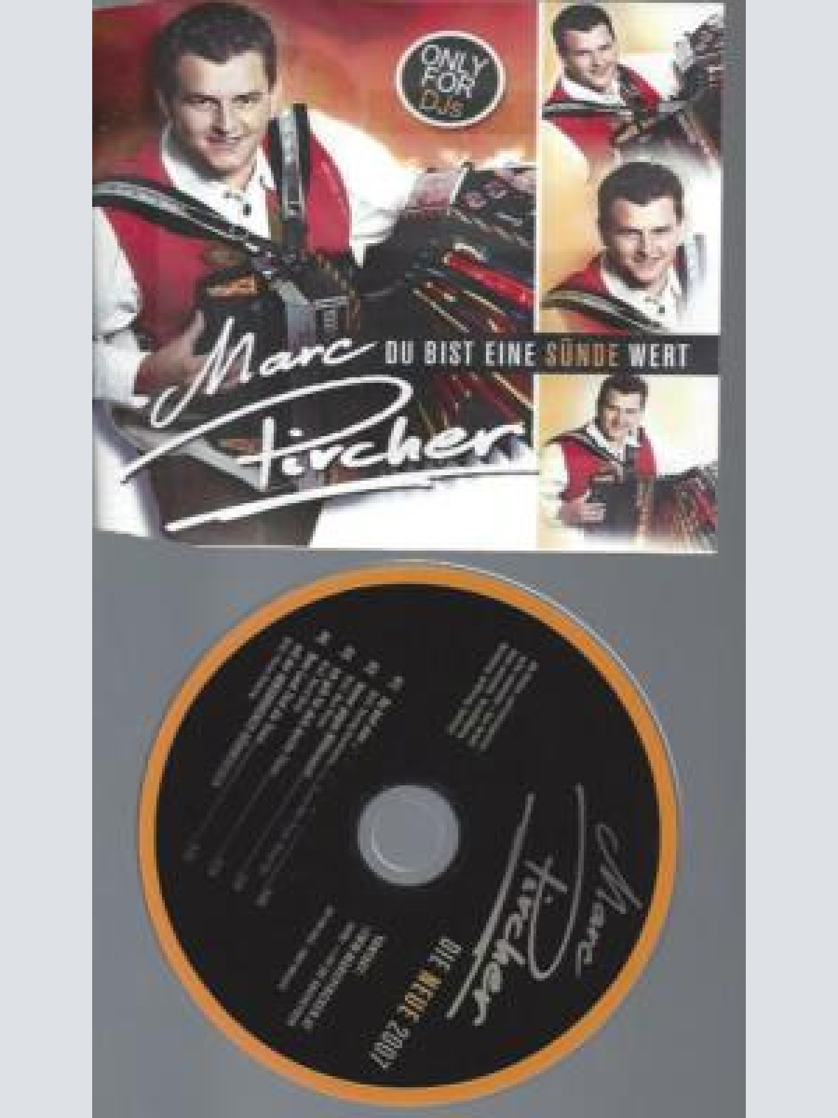 CD - Marc Pircher Du bist eine Sünde Wert  /  Promo