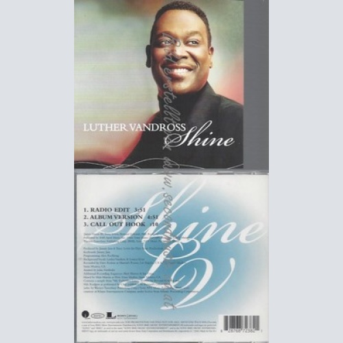PROMO CD--LUTHER VANDROSS --SHINE--3TR