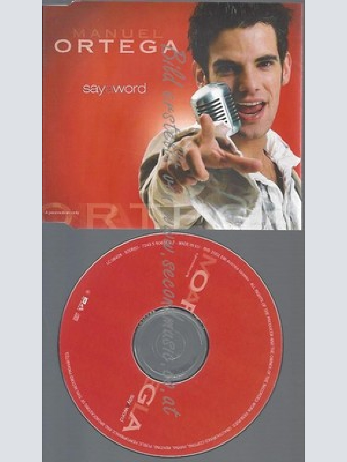 PROMO CD--MANUEL ORTEGA --SAY A WORD -- 3TR