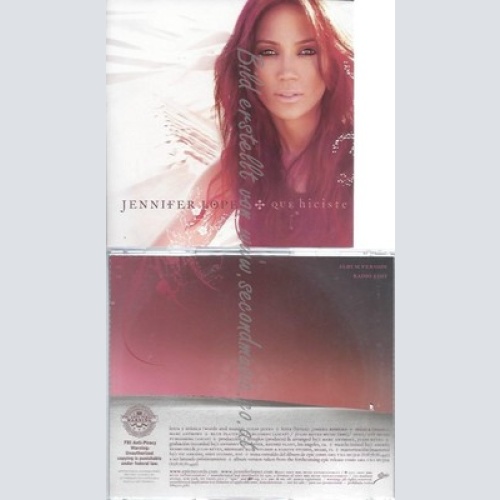 PROMO CD--JENNIFER LOPEZ --QUE HICISTE --