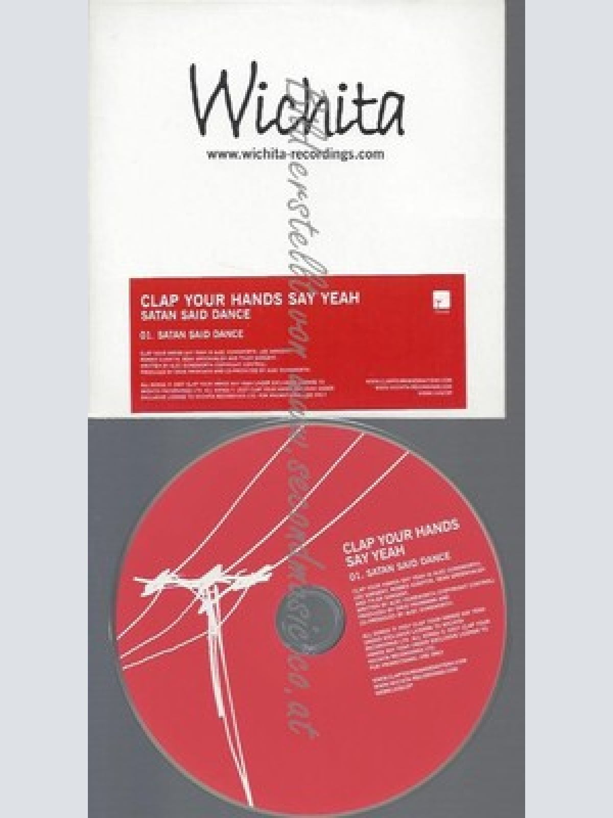PROMO CD--WICHITA--CLAP YOUR HANDS SAY YEAH--SATAN SAID DANCE