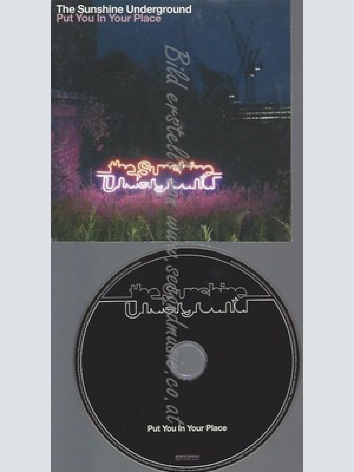 PROMO CD--THE SUNSHINE UNDERGROUND--PUT YOU IN YOUR PLACE-1TR