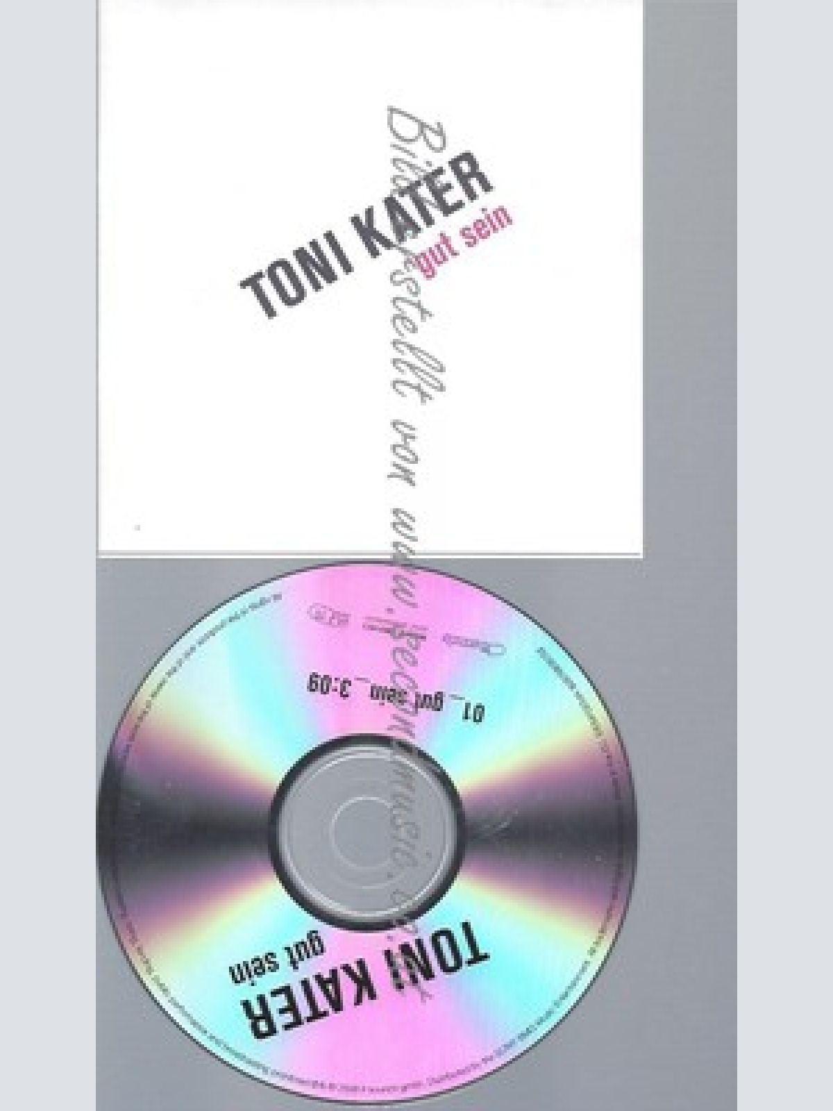 PROMO CD--TONI KATER-- GUT SEIN --1TR