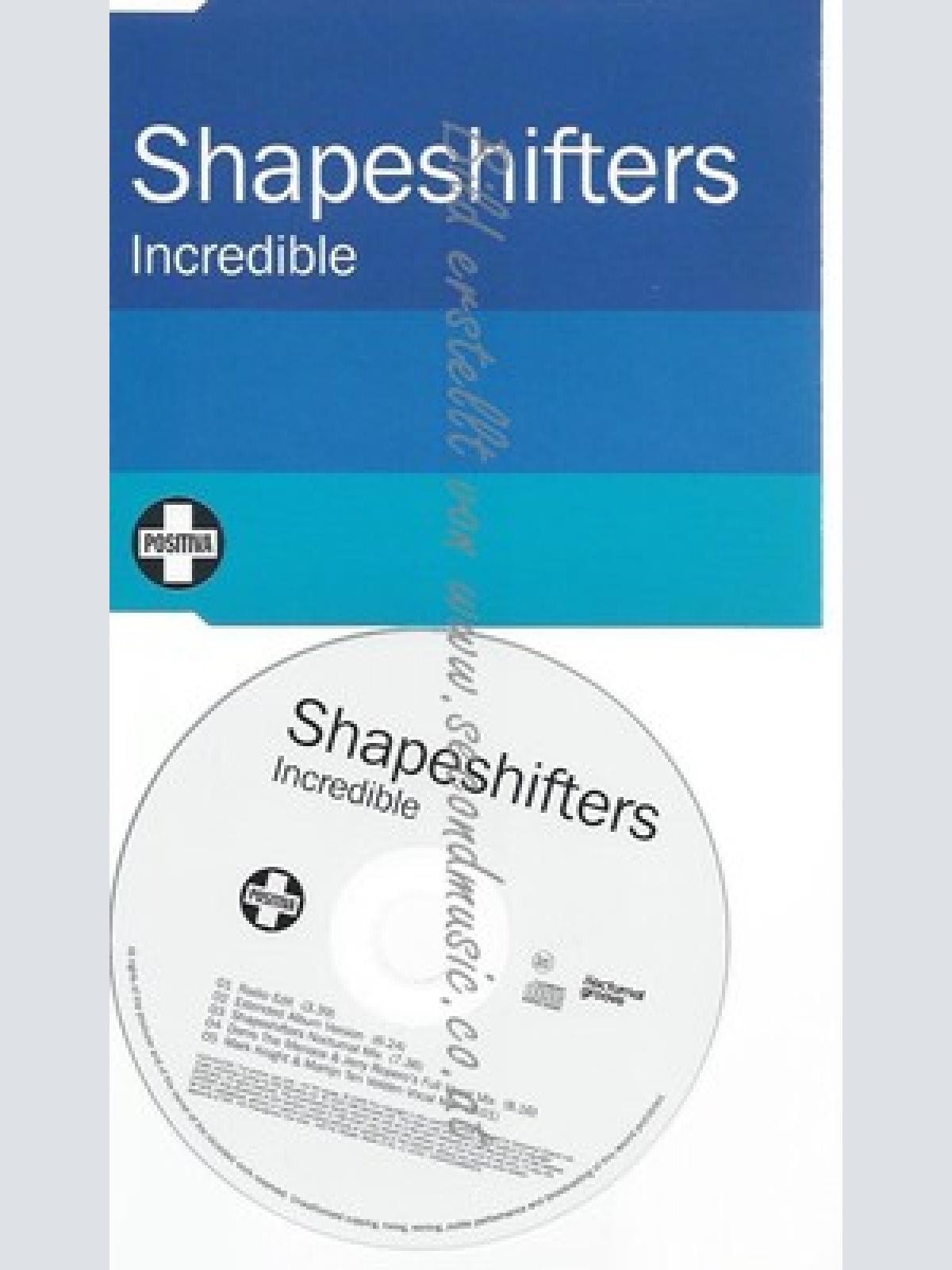 PROMO CD--SHAPESHIFTERS --INCREDIBLE--5TR