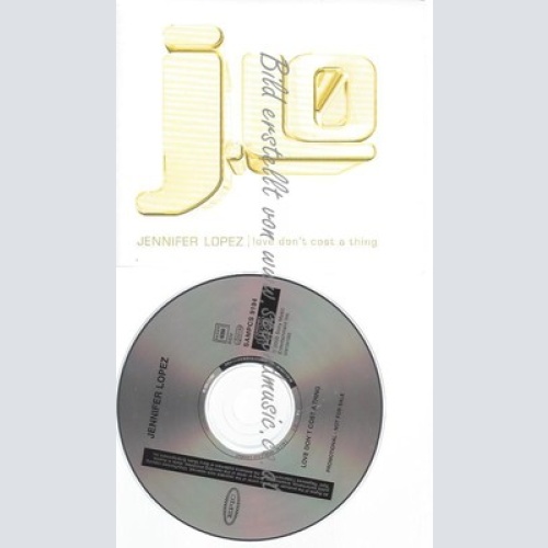 PROMO CD--JENNIFER LOPEZ --LOVE DONT COAT A THING --1TR