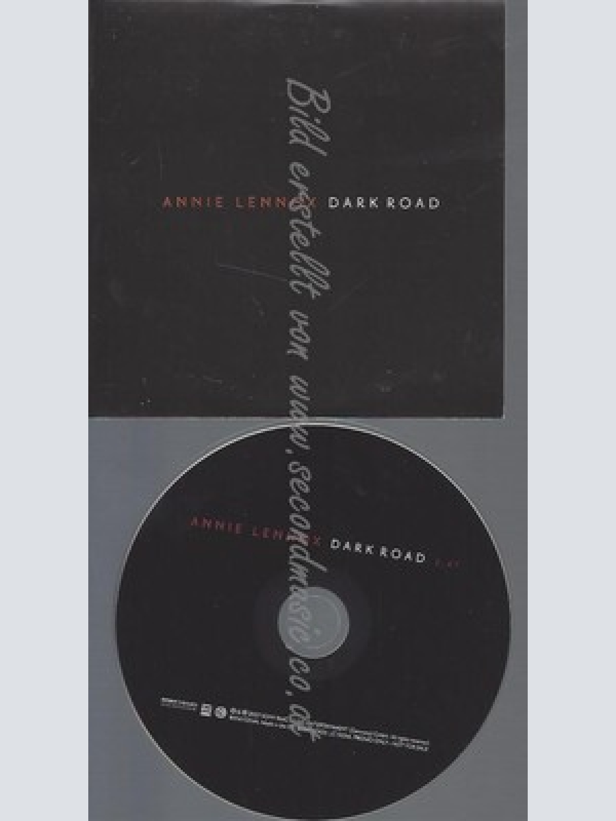 PROMO CD--ANNIE LENNOX--DARK ROAD--1TR