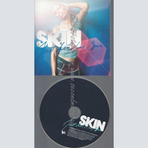 PROMO CD--SKIN--JUST LET THE SUN--1TR