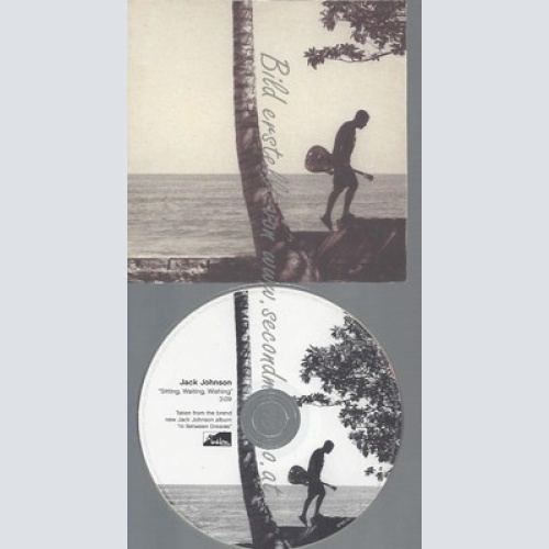 PROMO CD--JACK JOHNSON --SITTING WAITING WISHING--1TR