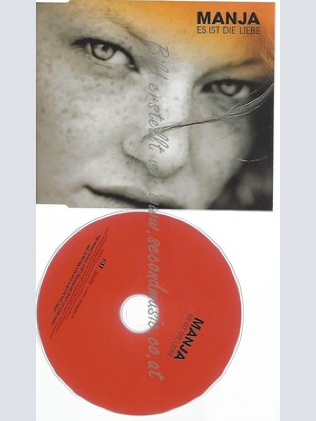 PROMO CD--MANJA--ES IST DIE LIEBE--2TR