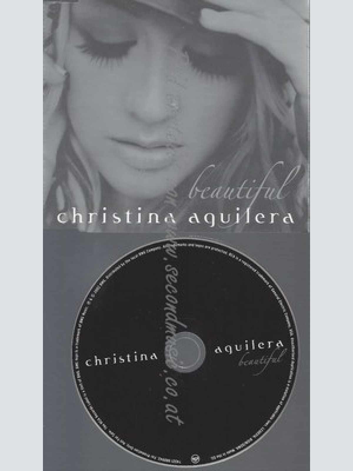 PROMO CD--CHRITINA AGUILERA--BEAUTIFUL--1TR