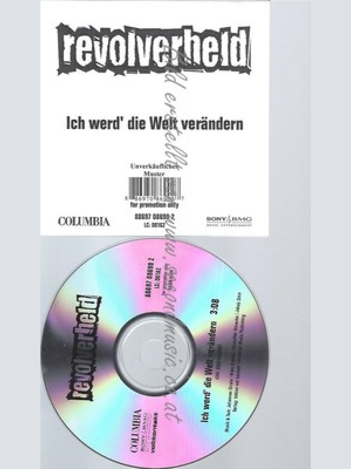 PROMO CD--REVOLVERHELD--ICH WIRD DIE WELT VERÄNDERN--1TR