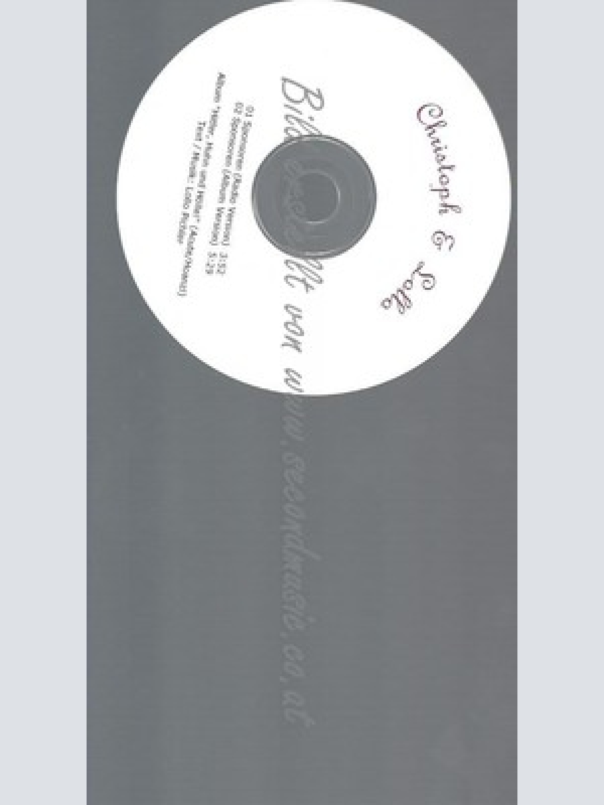 PROMO CD--CHRISTOPH & LOLLA--SPONSOREN--2TR