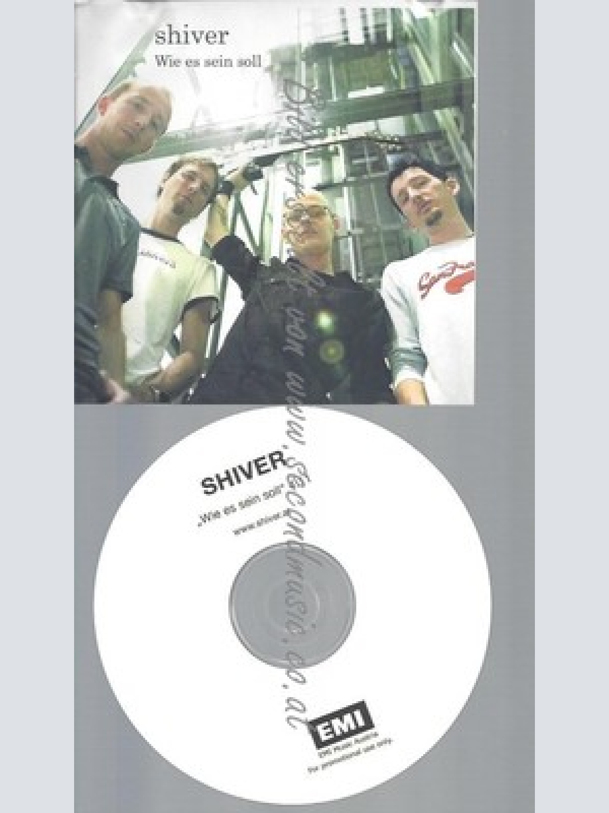 PROMO CD--SHIVER--WIE ES SEIN SOLL--
