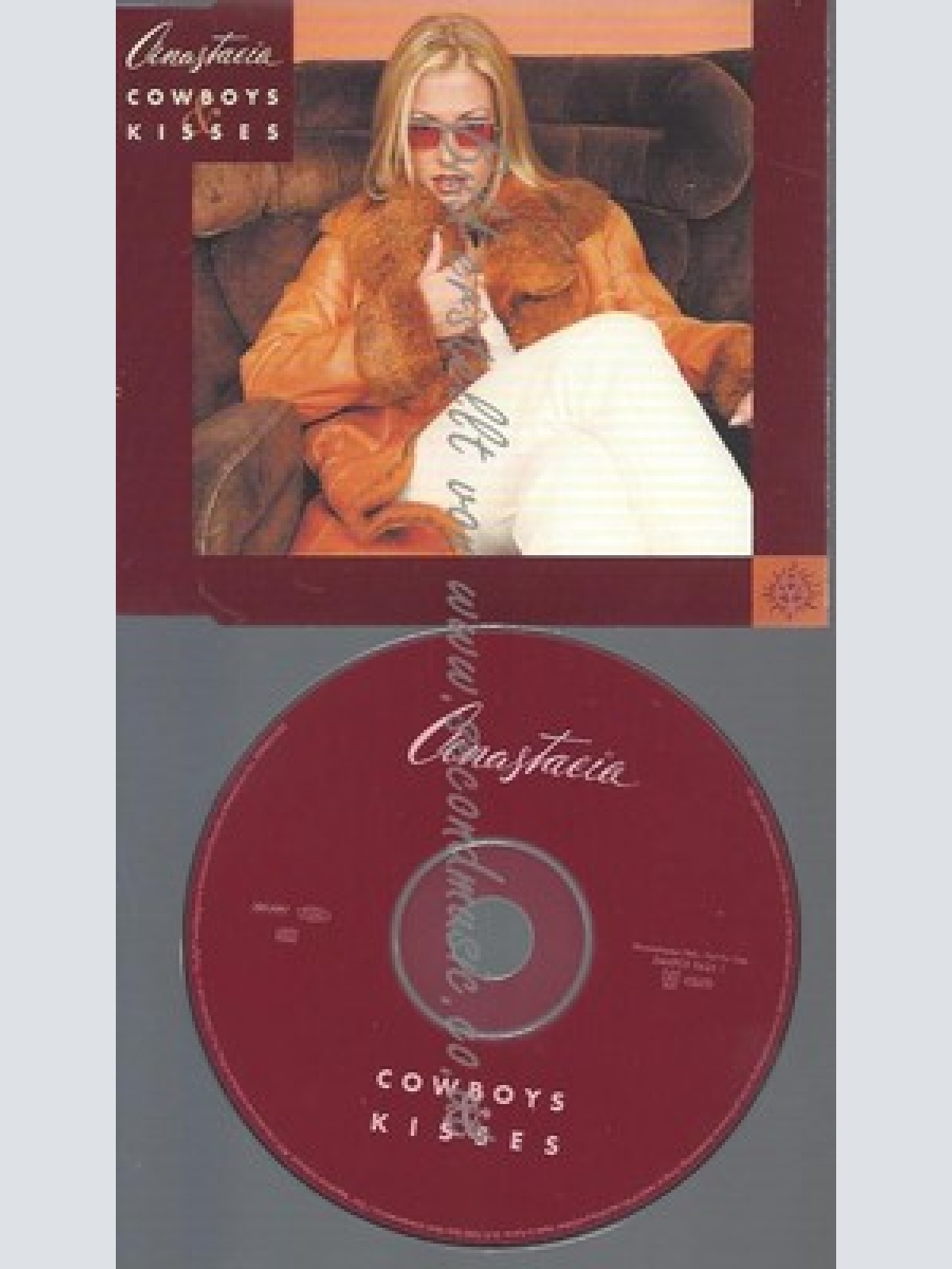 PROMO CD--ANASTACIA--COWBOYS KISSES --1TR