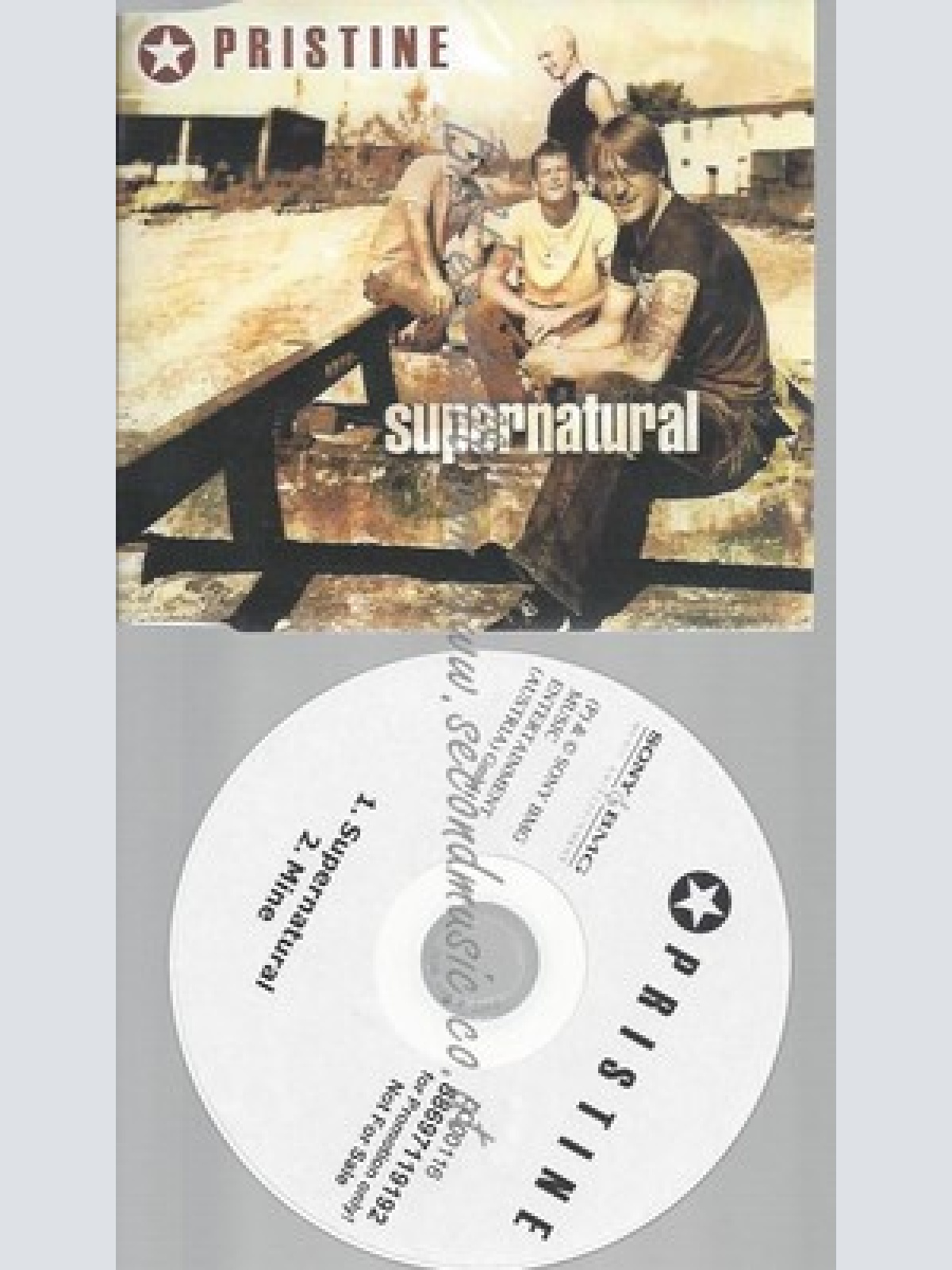 PROMO CD--PRISTINE--SUPERNATURAL--