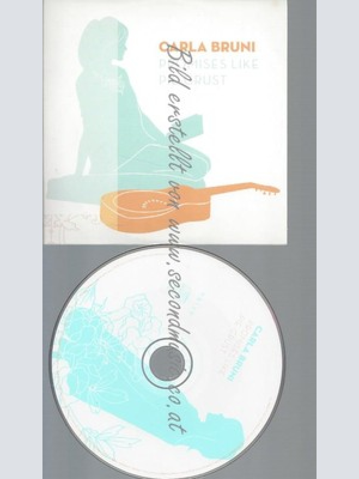 CARDSLEEVE--CARLA BRUNI--PROMISE LIKE -- MOON CAFÉ--