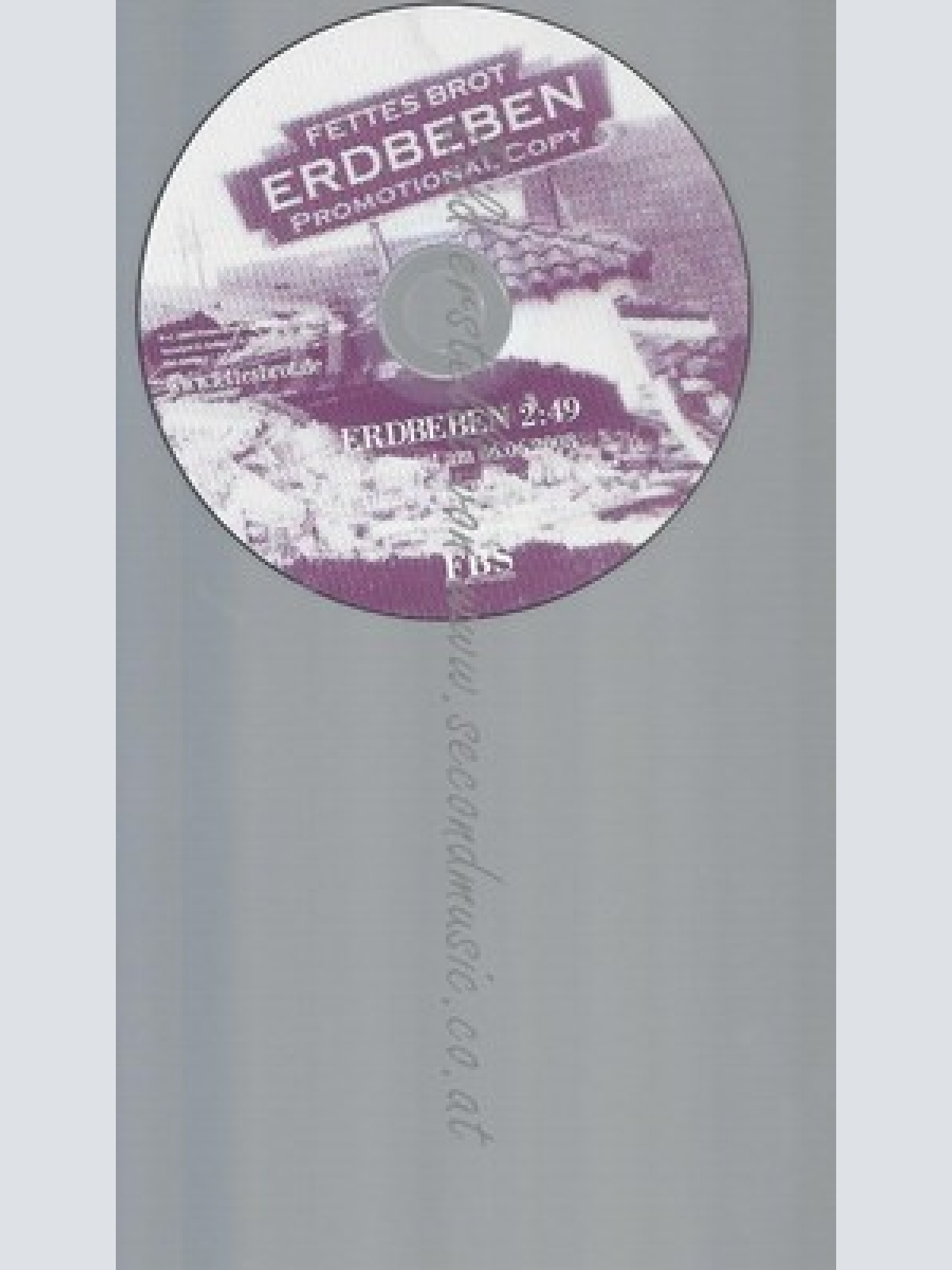 PROMO CD--FETTES BROT--ERDBEBEN