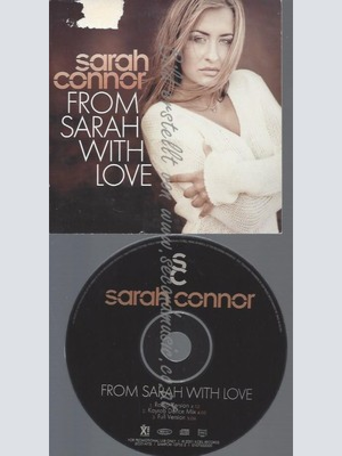 PROMO CD--SARAH CONNOR--FROM SARAH WITH LOVE--3TR