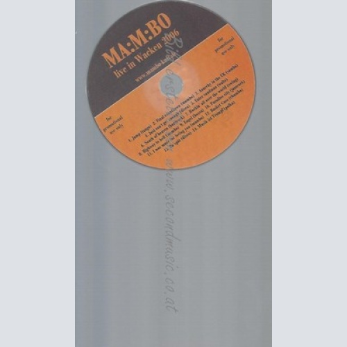 PROMO CD--MA:M:BO -- MAMBO-- LIVE IN WACKEN 2006::14 TR