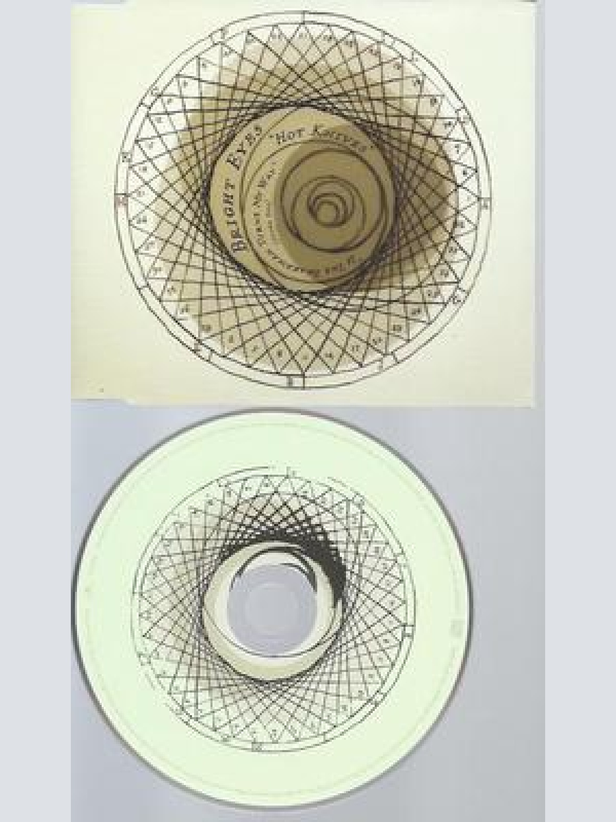 PROMO CD--BRIGHT EYEY--HOT KNIVES--