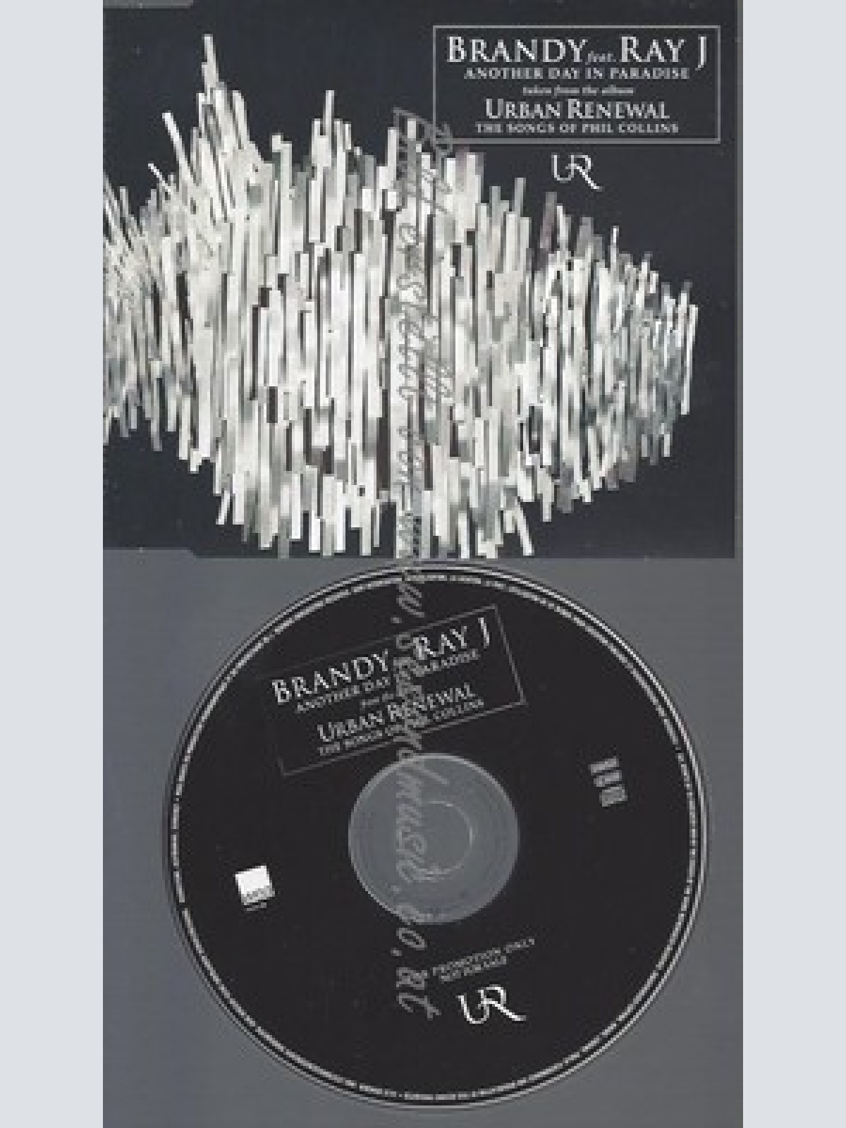 PROMO CD--BRANDY FEAT RAY --ANOTHER DAY IN PARADISE--UR--1TR
