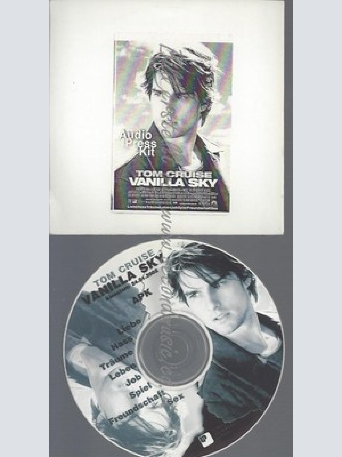 PROMO CD--AUDIO PRESS KIT --TOM CRUISE VANILLA SKY--APK