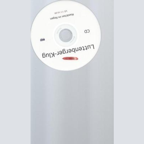 PROMO CD--LUTTENBERGER KLUG--MÄDCHEN IM REGEN