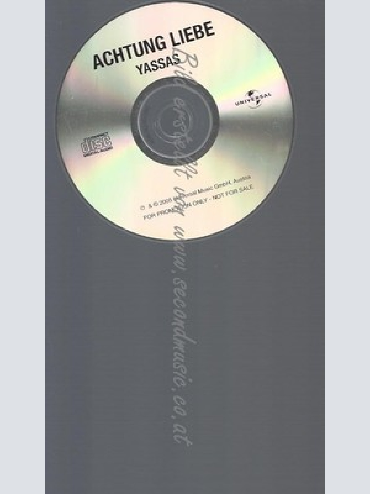 PROMO CD--YASSAS --ACHTUNG LIEBE--