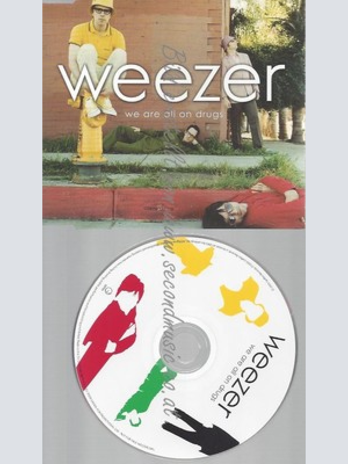 PROMO CD--WEEZER--WE ARE ALL ON DRUGS