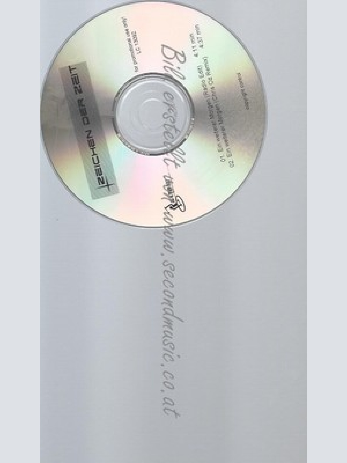 PROMO CD--ZEICHEN DER ZEIT--EIN WEITERER  MORGEN --2TR