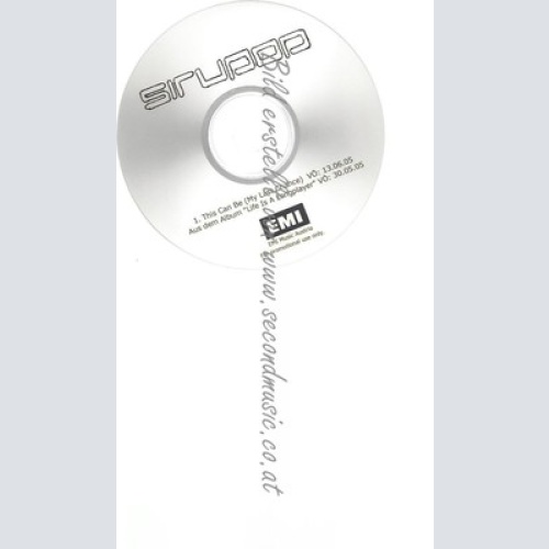 PROMO CD--SIRUPOP --THIS CAN BE