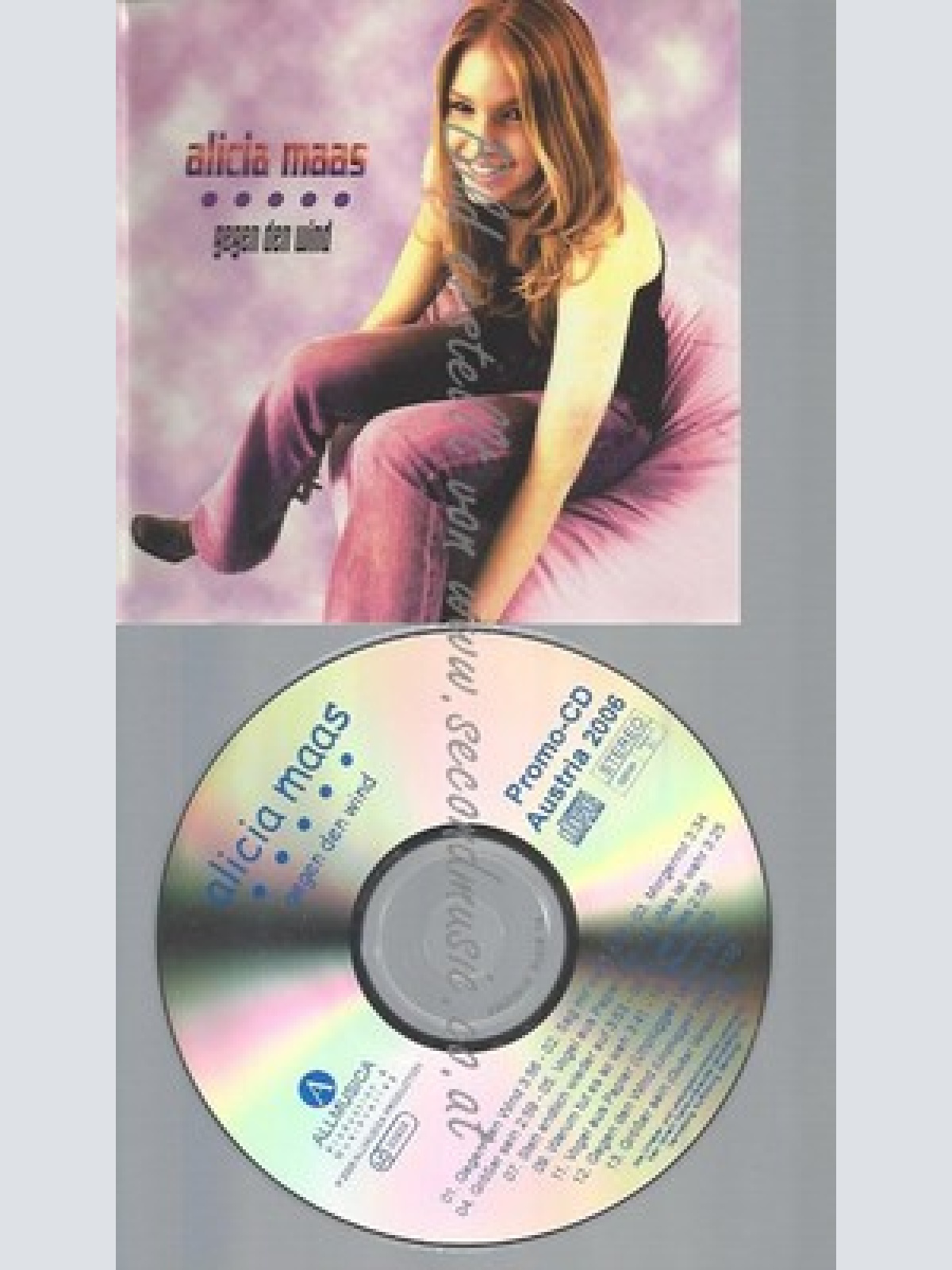 PROMO CD--ALICIA MAAS--GEGEN DEN WIND --13 TR