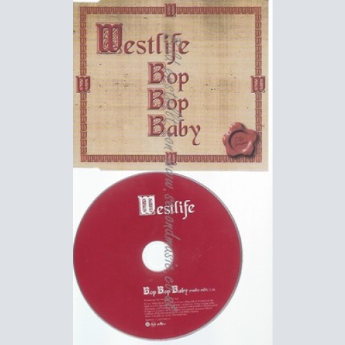 PROMO CD--WESTLIFE--BOP BOP BABY--1 TR